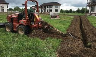 Копка траншей для водопровода в дзержинском: цена за метр от 929 руб.