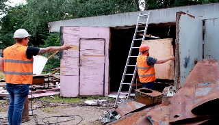 Демонтаж гаражей в дзержинском, цена от 1755 руб. – услуги под ключ от ИП Садыков В. Р.